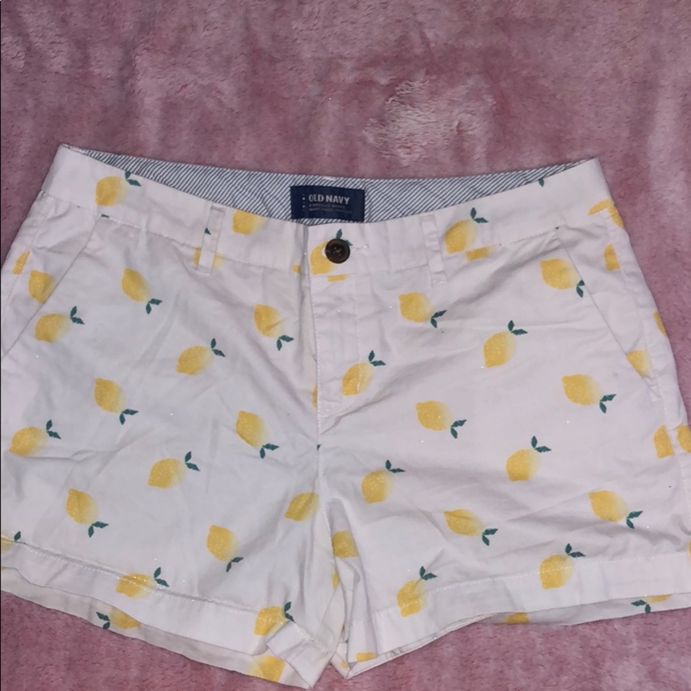 Old navy lemon shorts